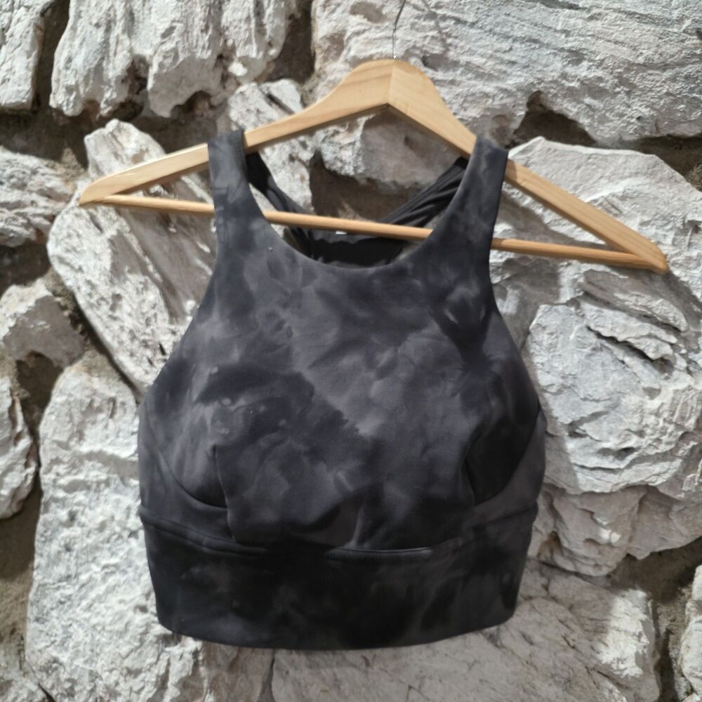 LULULEMON Wunder Train Longline Bra Womens 6 Medium Support C/D Cup Camouflage